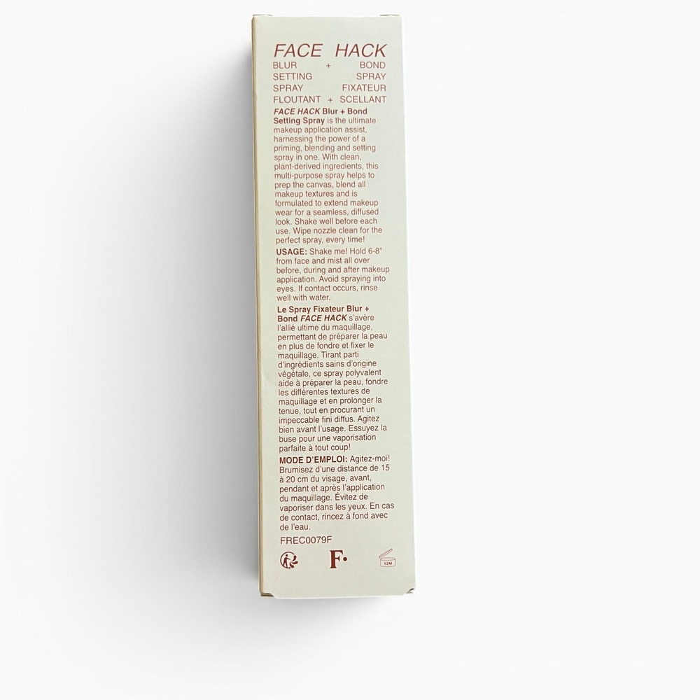 Face Hack Blur + Bond Setting Spray 3.38 oz 100ml Makeup Setting Spray New - Picture 4 of 6